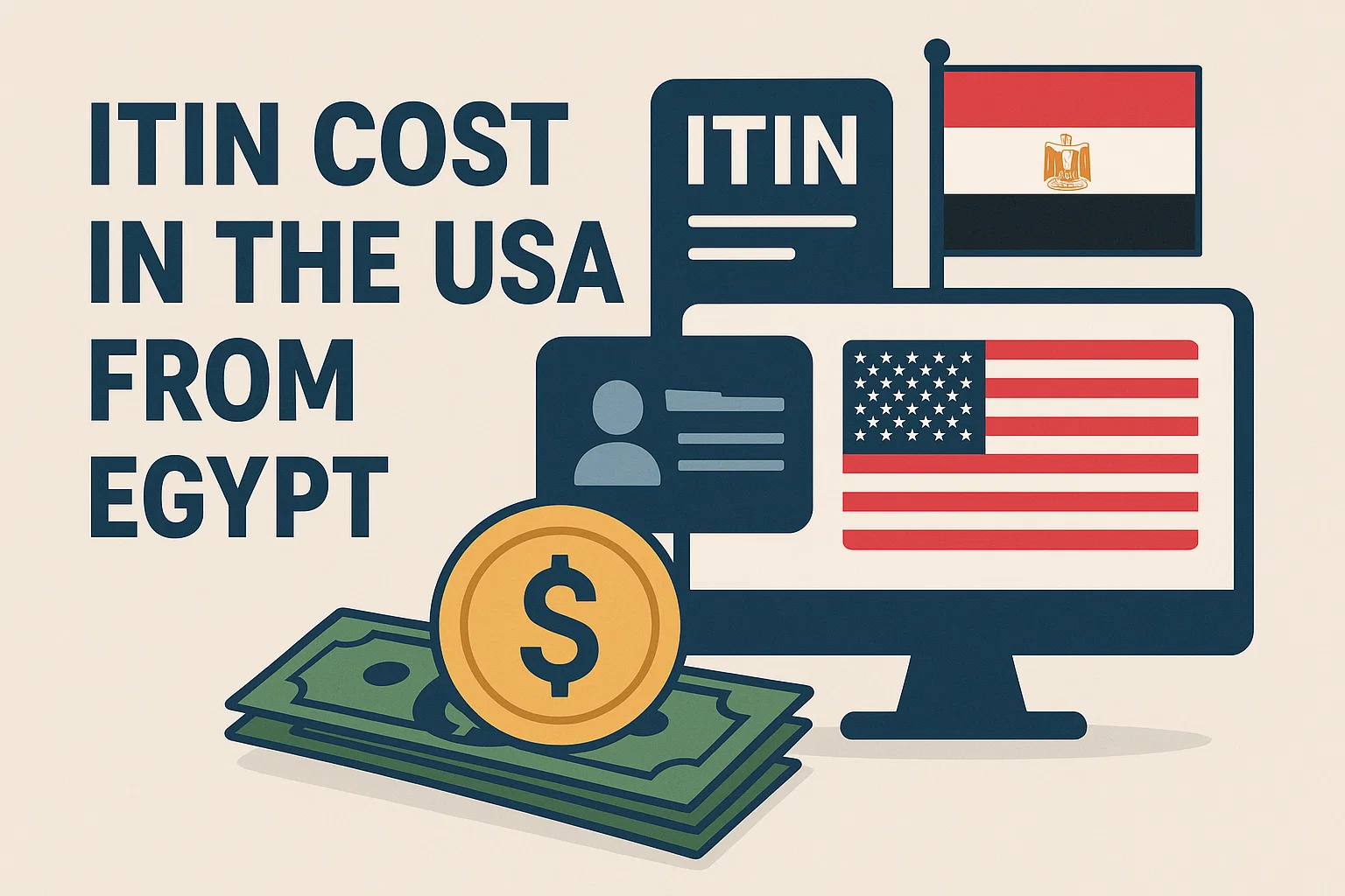 ITIN Cost in the USA from Egypt